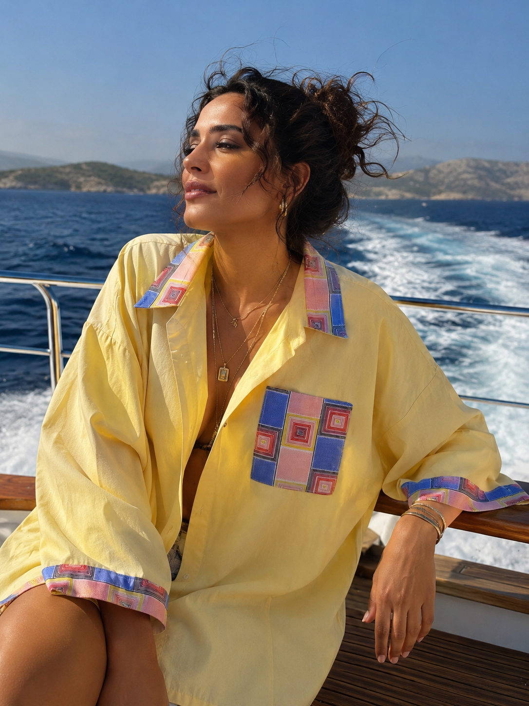 Chemise Lemon Mosaic