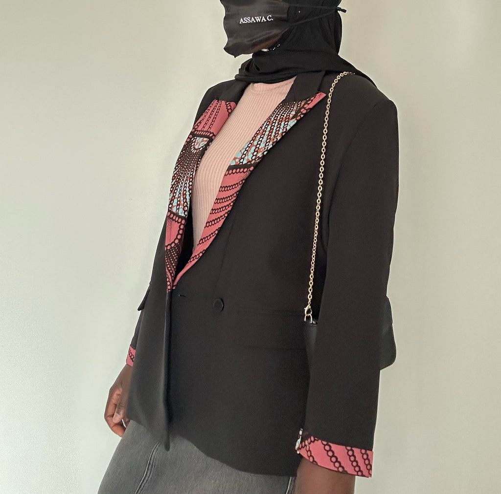 Blazer moderne femme wax premium