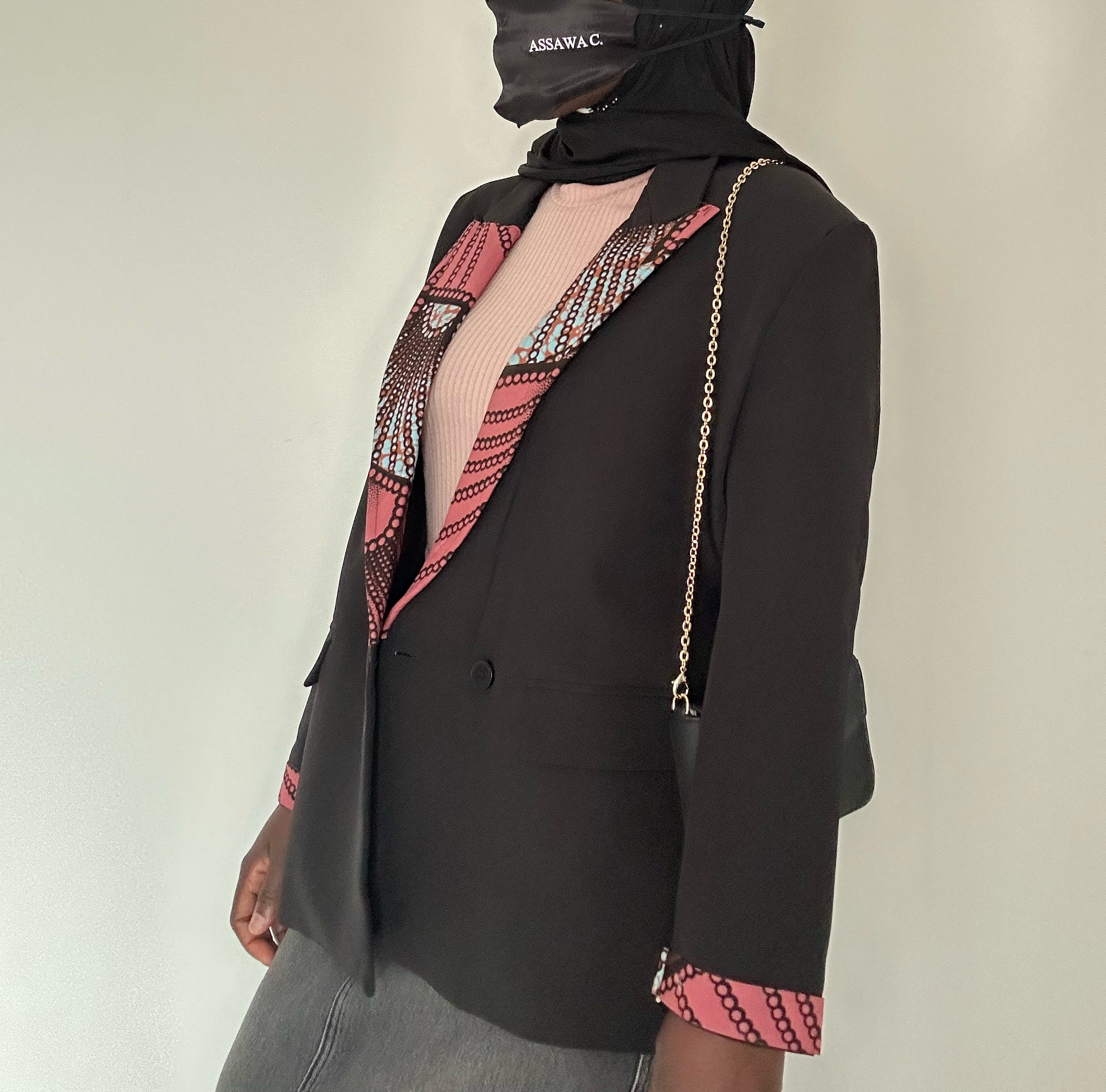 Blazer moderne femme wax premium