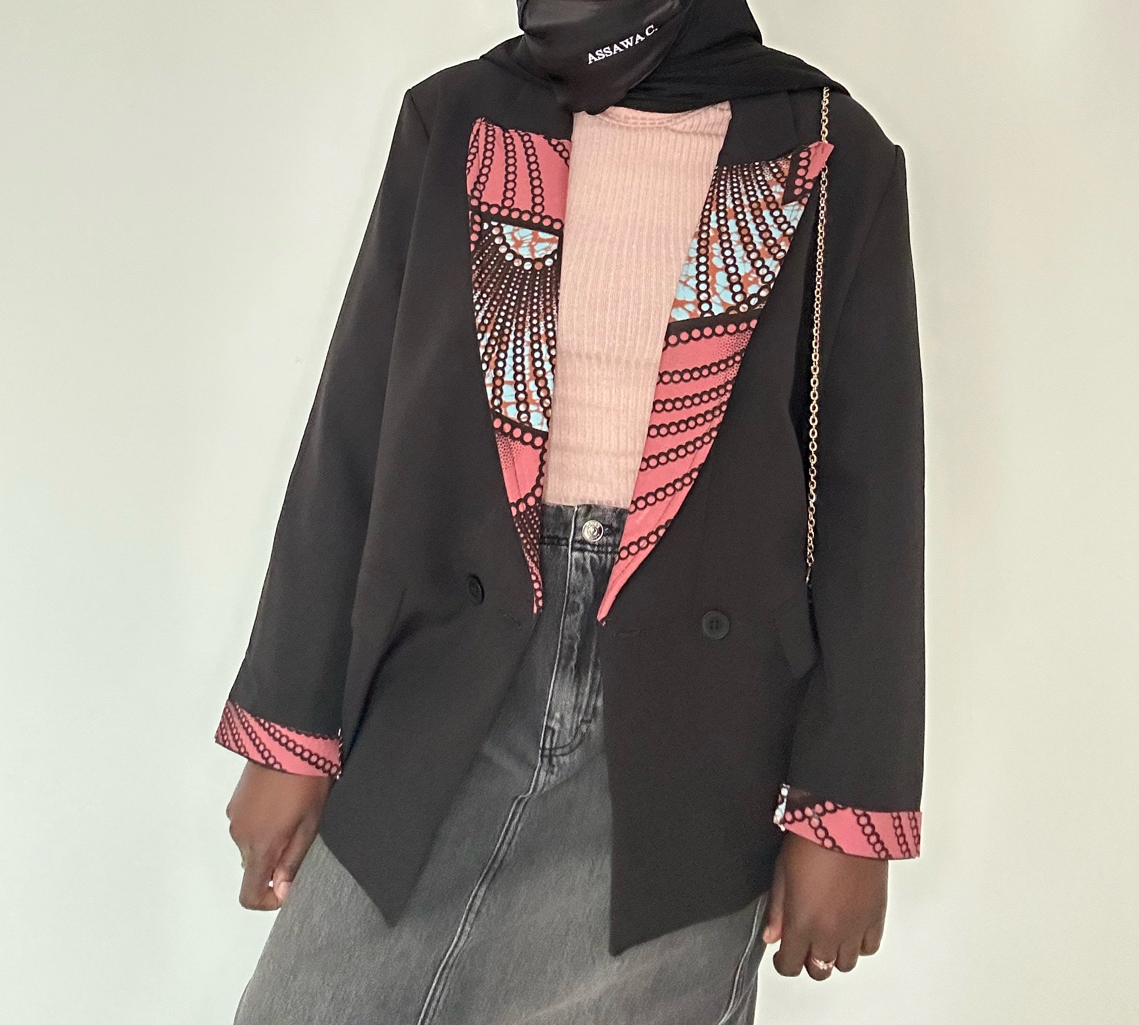 Blazer moderne femme wax premium